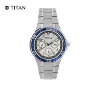 Titan White Dial Metal Strap Men's Watch 90039KM03