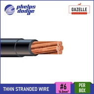 Phelps Dodge THHN / THWN-2 Stranded Wire Gauge #6 14mm2 (Per Box 150 Meters) Copper Lead Free