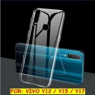 Vivo Y12 Y12i Y15 Y17 soft case silikon silicone clear case Premium