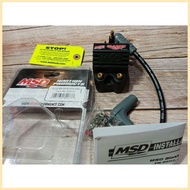 ▥ ♠ ❁ MSD BLASTER IGNITION COIL ORIGINAL (UNIVERSAL FOR CARB & FUEL INJECTED) with MSD Cable