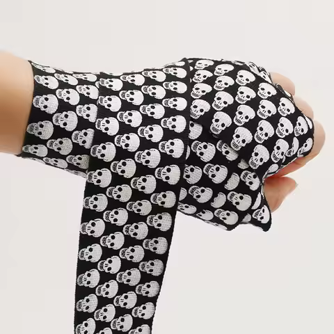 3/5M Boxing Handwraps Elastic Boxing Hand Wraps Breathable Muay Thai Hand Bandage Printing for Boxin
