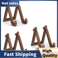 3 PCS Wooden Plate Holder Display Stand, 6 Inch Decorative Picture Frame Photo Stand for Decorative 