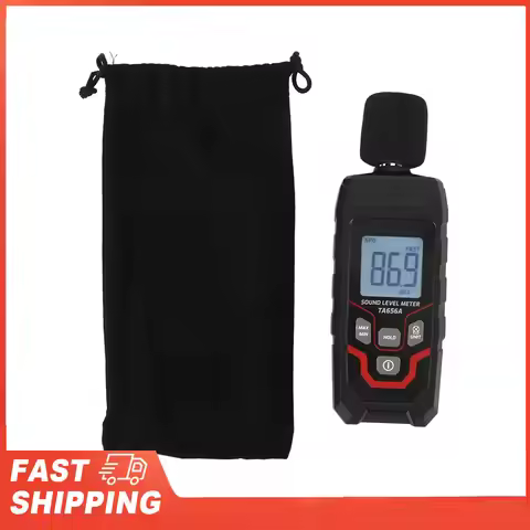 Digital Decibel Meter 30.0 to 130dBA Range ±1.5dB Accuracy Large Screen Portable Sound Level Meter