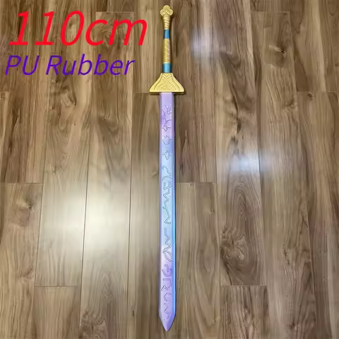 Colorful Swords Movie Demon Killer Cosplay Weapons Blade Long Knife Prop Big Sword Halloween Role Pl