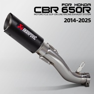 Akrapovic GP Performance carbon exhaust kit slip on line for cbr650r cb650r cb650f 2014-2024·