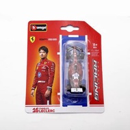 比美高1/64法拉利SF25 Charles 勒克萊爾 F1掛卡合金車模
