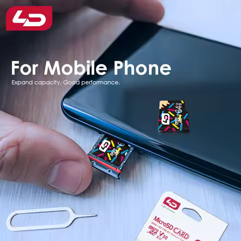 Original LD MicroSD Memory Card - 256GB 128GB 64GB 1TB 512GB 32GB MicroSDHC Class10 SD Card TF Card 