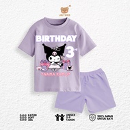 Jolly Kids KURO BDAY T-Shirt Set for Boys and Girls Ages 1-9 Years