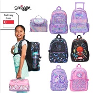 *Launch Offer* Smiggle School Bag Trolley SD Push Trolley Bag School Backpack for Girls Butterfly Unicorn Little Mermaid