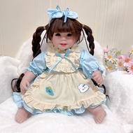 Ins Original 50-55cm Doll Clothes Rebirth Doll Clothes Long Sleeve Cute Princess Dress Dress