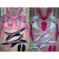 (61) (AEROX) (TANAM) Coverset cover set sticker tanam (HLD Racing) Yamaha NVX155 V2 NVX 155 V2 AEROX