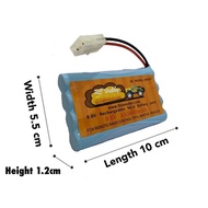 Ni-Cd AA3600mAh 9.6v Battery 2pin