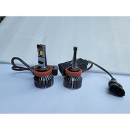 H11-H16-H8 led base light installed on car chassis. Bright white or 3 colors. SUPER BRIGHT