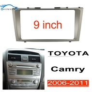 Honxun หน้ากากวิทยุ TOYOTA Camry 2006-2011 กรอบวิทยุ 2din ปกวิทยุ ใช้สำหรับจอเครื่องเสียงรถยนต์ขนาด 9 นิ้ว