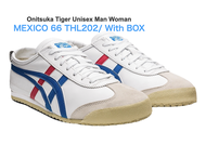 Onitsuka Tiger MEXICO  WHITE/BLUE/RED  Shoes from Japan w/BOX NEW