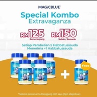 🔥🔥Freeshipping🔥🔥Habbatussauda Mexblue MagicBlue Combo 5 botol percuma 1 botol