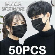 Masker 3PLY Hitam Masker Hitam 3 PLY Masker