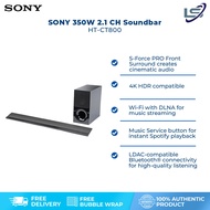 SONY 350W 2.1 CH Soundbar Black HT-CT800 | 1080P | Bluetooth | HDMI | Dolby Digital | Voice Mode | Chromecast Built-In | Spotify | Soundbar with 1 Year Warranty