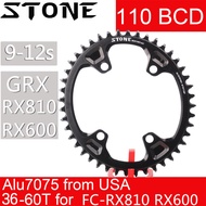 Stone Oval Chainring 110 BCD for Shimano Gravel GRX FC RX810 RX600 36 38 40 42 46 58T 60T Tooth Road