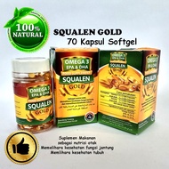 Omega 3 Squalen Gold ALJAZIRA Minyak Ikan plus Fish Oil Vitamin Otak Anak /Vitamin Untuk Otak Anak M