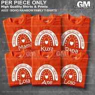 Affordable Family T-shirts Outfit of the Year. Boho Designs for Family OOTD cotton fabric Outfit