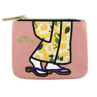 MIS zapatos casual zero wallet printing embroidery Japanese girl Bag Fashion pocket card bag