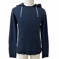 【ราคาพิเศษ】สภาพดีเยี่ยม□Maison Margiela 10 S50GU0028 เสื้อฮู้ดสเวตเตอร์แบบสวม ผ้าคอตตอน 100% สีน้ำเง