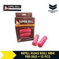 Refill Refil Kuas Koas Roll Rol Rolan Cat Tembok Kecil Supra Per Lusin TBMS405