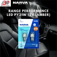 NARVA PY21W 12V Range Performance LED Signaling Light Bulb (AMBER)