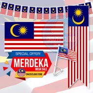 Bendera malaysia MALAYSIA Flag / Fish Flag / Bunting Flag / Bendera Tangan