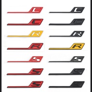 Benz benz AMG Modified GTS GT43S GT63S A45S C63S E63S S Tail Label Car Label Sticker Auto Parts
