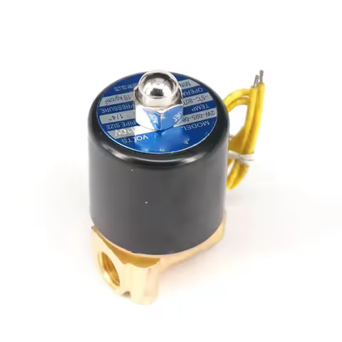 Normal Closed 1/4" BSP 12VAC 24VAC/DC 110VAC 220VAC 2 Way Gas Water Pneumatic Electric Solenoid Valv
