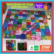 Giant snake and ladder toy English version of the/, jumbo snake and ladder carpet toy, educational s