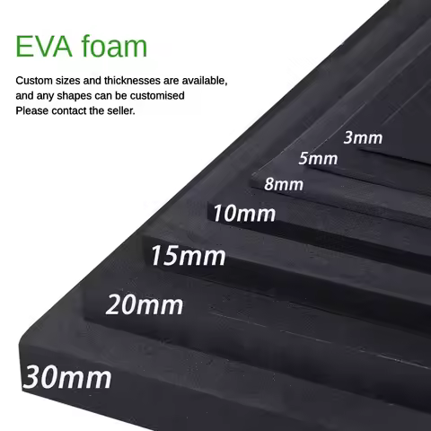 Thick EVA Foam Sheets 100x50cm EVA Foam Sheets Sound-absorbing Foam Board Thick EVA Rubber Plate Han