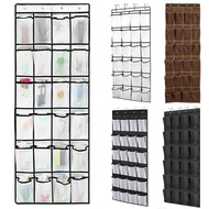 24 Pocket Hanging Over Door Shoe Organiser Storage Rack Tidy Space Saver 24 Pair