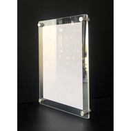 Mica picture frame in wall hanging.