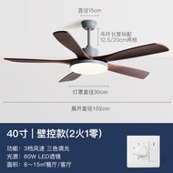 YYD | 60 Inch Large Airflow Wooden Ceiling Fan Light For Home 60 Inch
