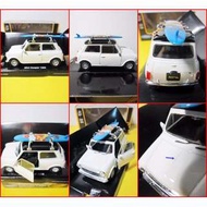 全家 經典名車大賞 mini cooper 衝浪板合金迴力車 Mini Cooper 1300 (白色)