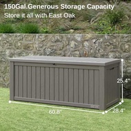 150 Outdoor Storage Box Deck Gallon