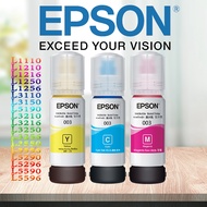 สินค้าประกันศูนย์ EPSON Ink 003 Original หมึกเติมแท้สำหรับ EPSON L3110 L3210 L3216 L3150 L3250 NO.00
