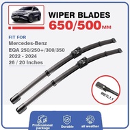 Front Wiper Blades for Mercedes Benz EQA 250 250+ 300 350 4MATIC 4MATIC+ 2021 2022 2023 Windscreen C