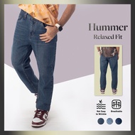 【HUMMER】Seluar Jeans Panjang Cutting Relaxed Kain Anti Kedut Saiz 30-42 H0004