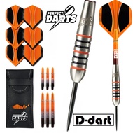 PERFECT STEEL TIP DARTS - 24G SOLARFOX 3 TORPEDO 90% TUNGSTEN DART SET ORIGINAL STEEL DART