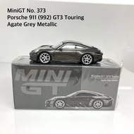 Mini GT 1/64 No.373-R Porsche 911 (992) GT3 Touring Agate Grey Metallic RHD
