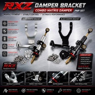 RXZ Damper Bracket Siap Matris Steering Damper Just Plug n Play Only 100% Original CNC RCB YSS RXZ D