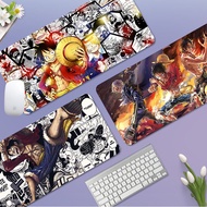 Anime O-One Piece D-L-Luffy Large XXL Office Computer Desk Mat Big Mouse Pad Laptop Cushion Non-slip for PC Computer Table