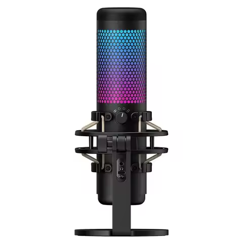 2026 Premium HyperX QuadCast S RGB USB Condenser Microphone for PC PS4, PS5 and Mac