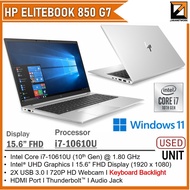 HP ELITEBOOK 830/850 G7/G6/G5 LAPTOP (1 YEAR WARRANTY T&C) Core i7 (8th/10th GEN) 13.3"inch FHD DISP