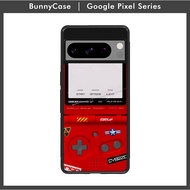 Google Case PIXEL 8 7 7a 6 6a 5 4 4A 5G 4G Pro XL Red Gameboy LZ0203