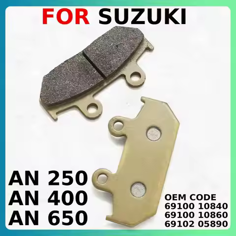 Motorcycle Rear Brake Pads For SUZUKI AN 250 Skywave Type M S BA-CJ4SA BA-CJ44A AN 400 Burgman ABS 6